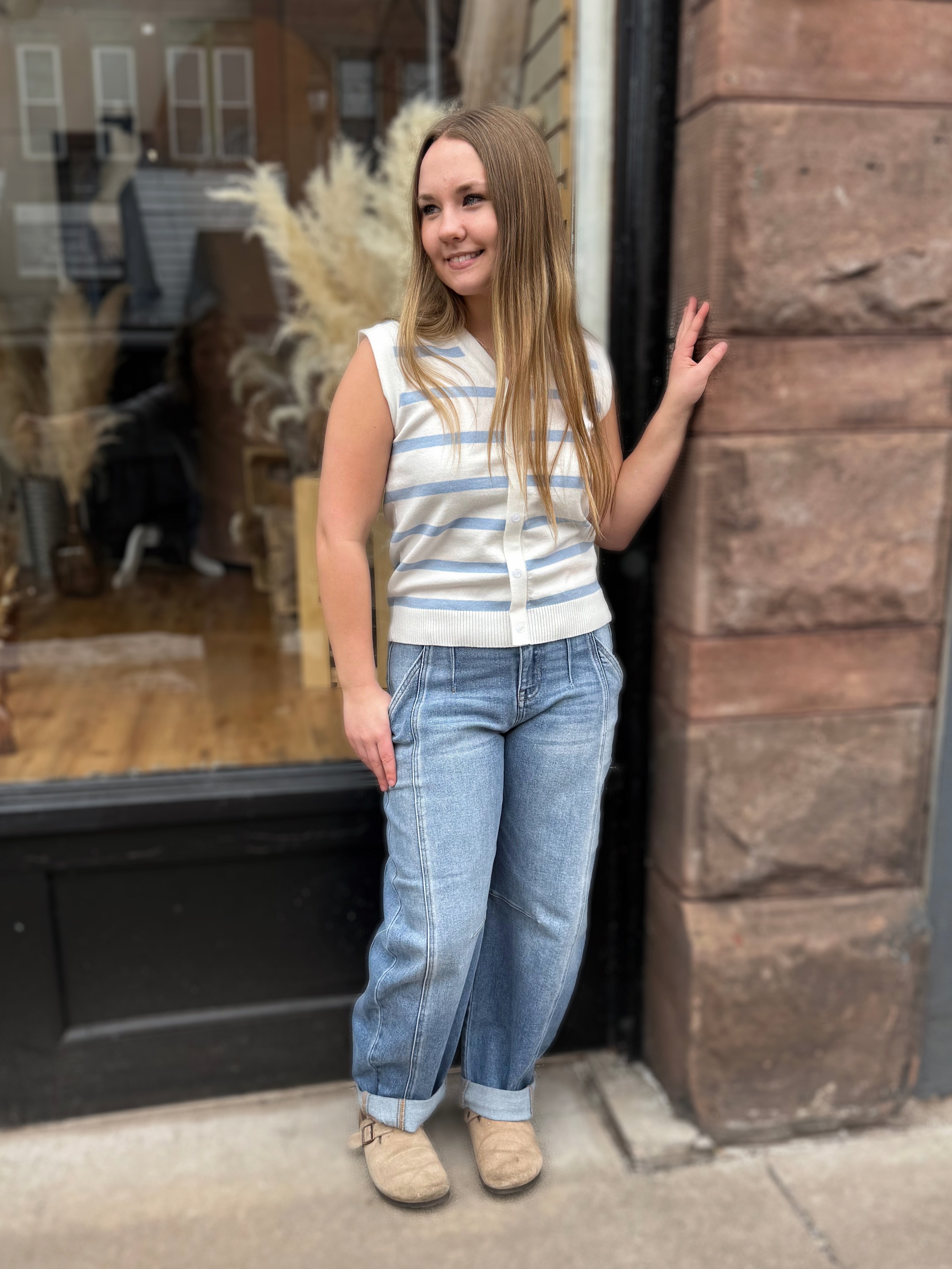 Jazmyn Barrel Jeans