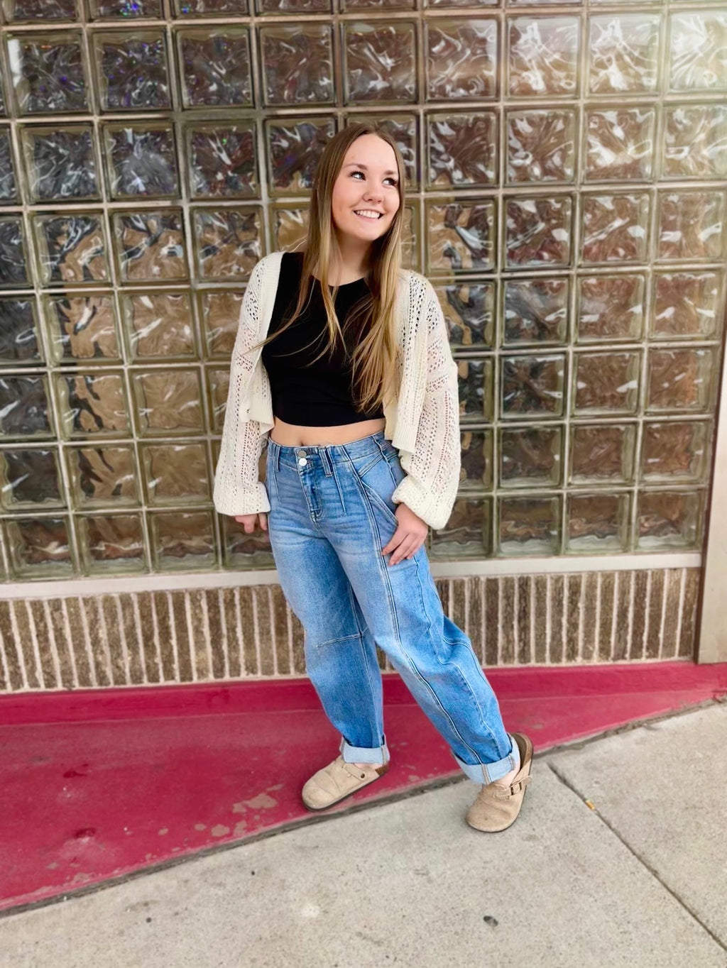 Jazmyn Barrel Jeans