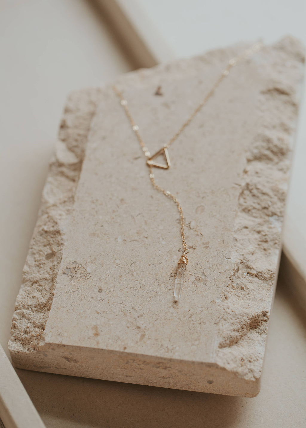 Nash Lariat Necklace | 14kt Gold Fill