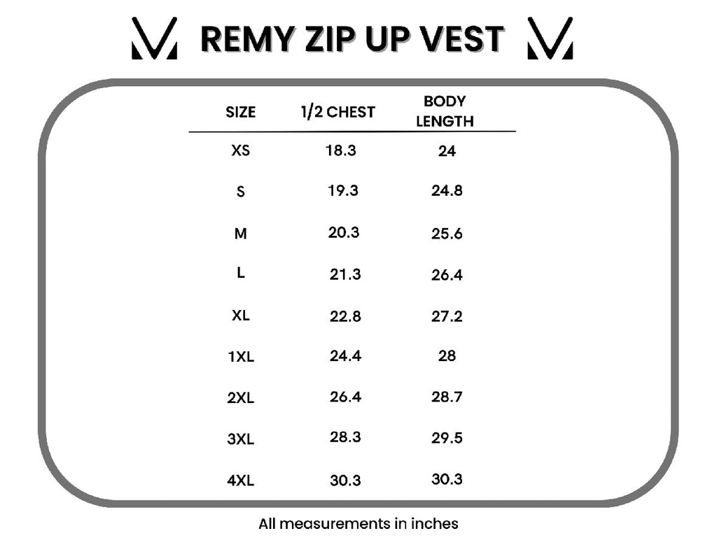 Remy Zip Up Vest