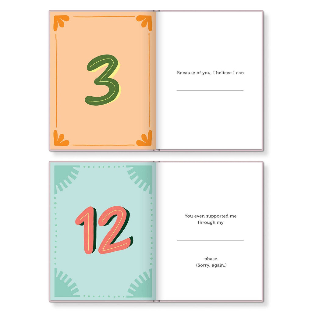 About Mom Fill in the Love® Journal