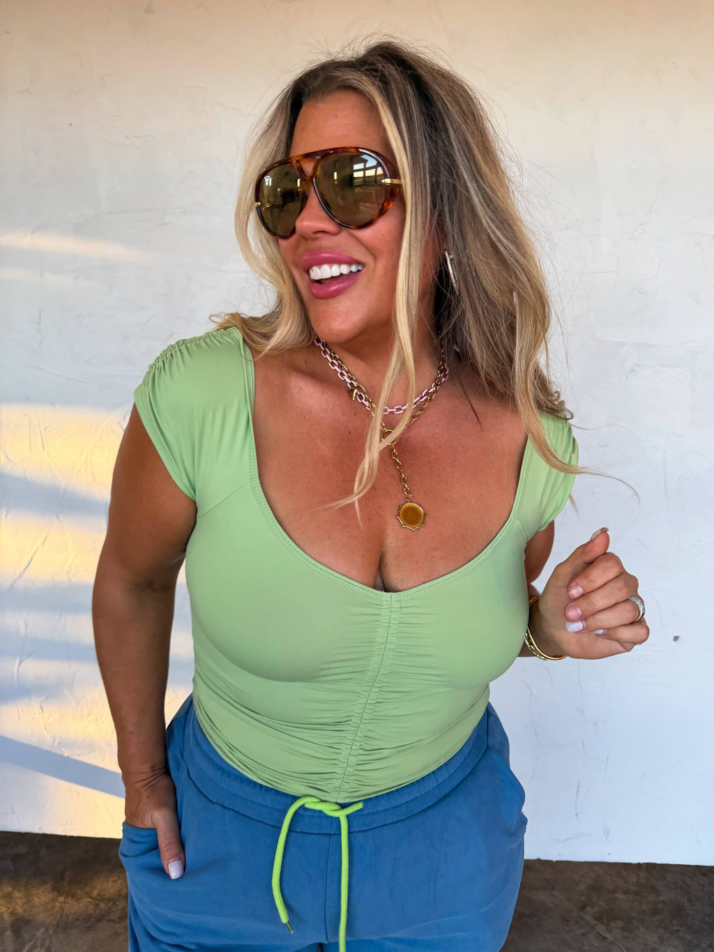 Out and About Cap Sleeve Bra Top