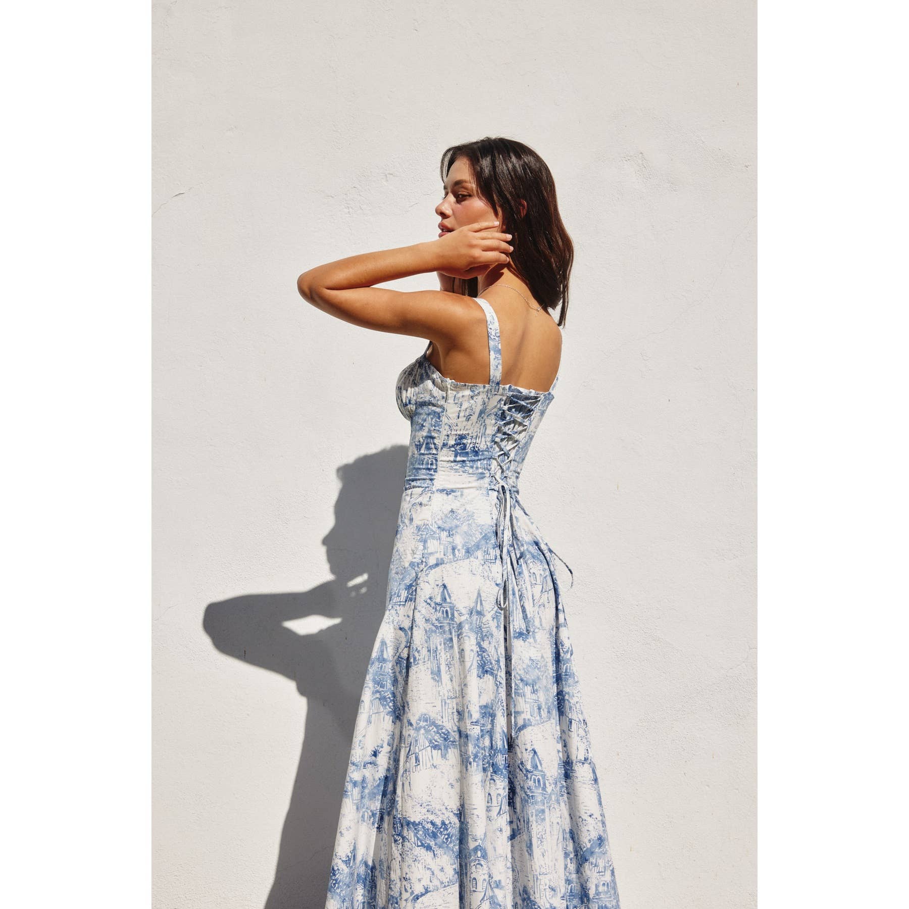 Coastline Corset Sweetheart Dress
