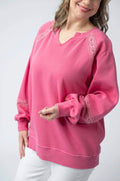 Lacey Vintage Wash Pullover