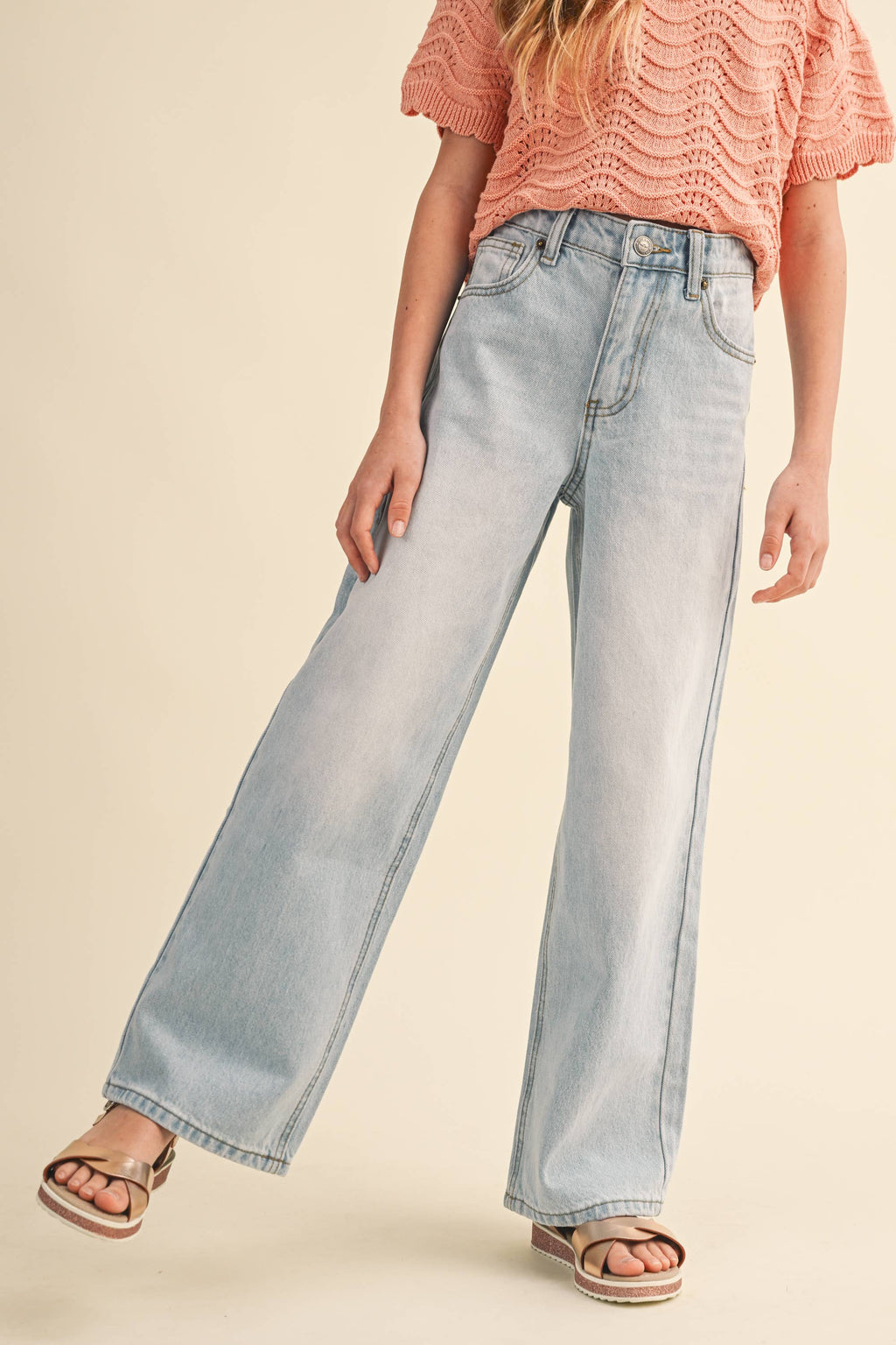 Calli Tween Wide Leg Jeans