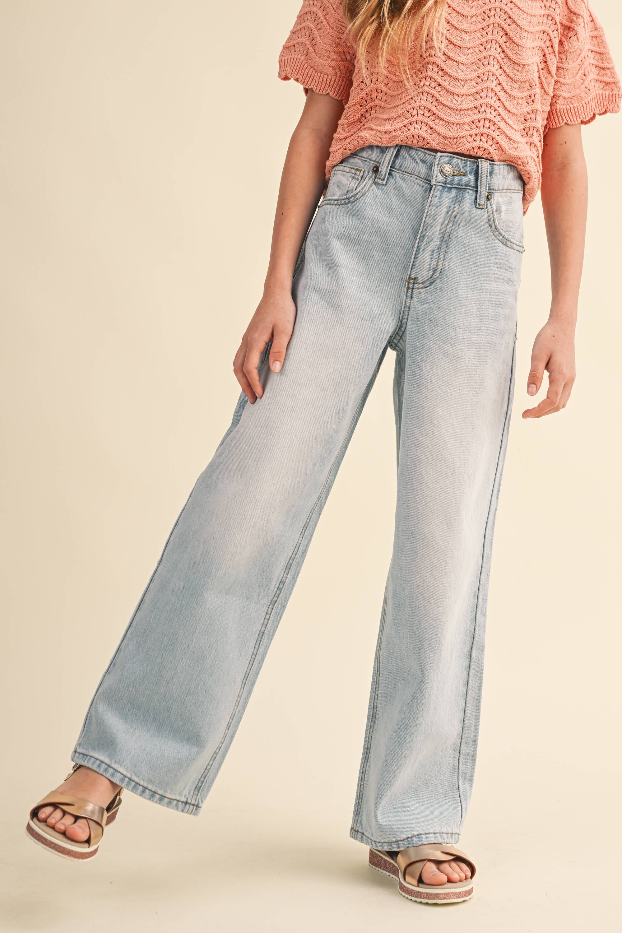 Calli Tween Wide Leg Jeans