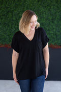 Sierra Pocket Top - Black