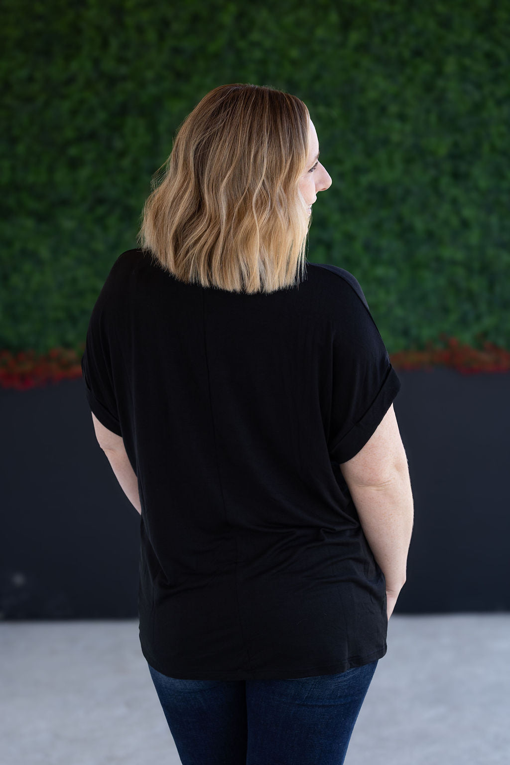 Sierra Pocket Top - Black