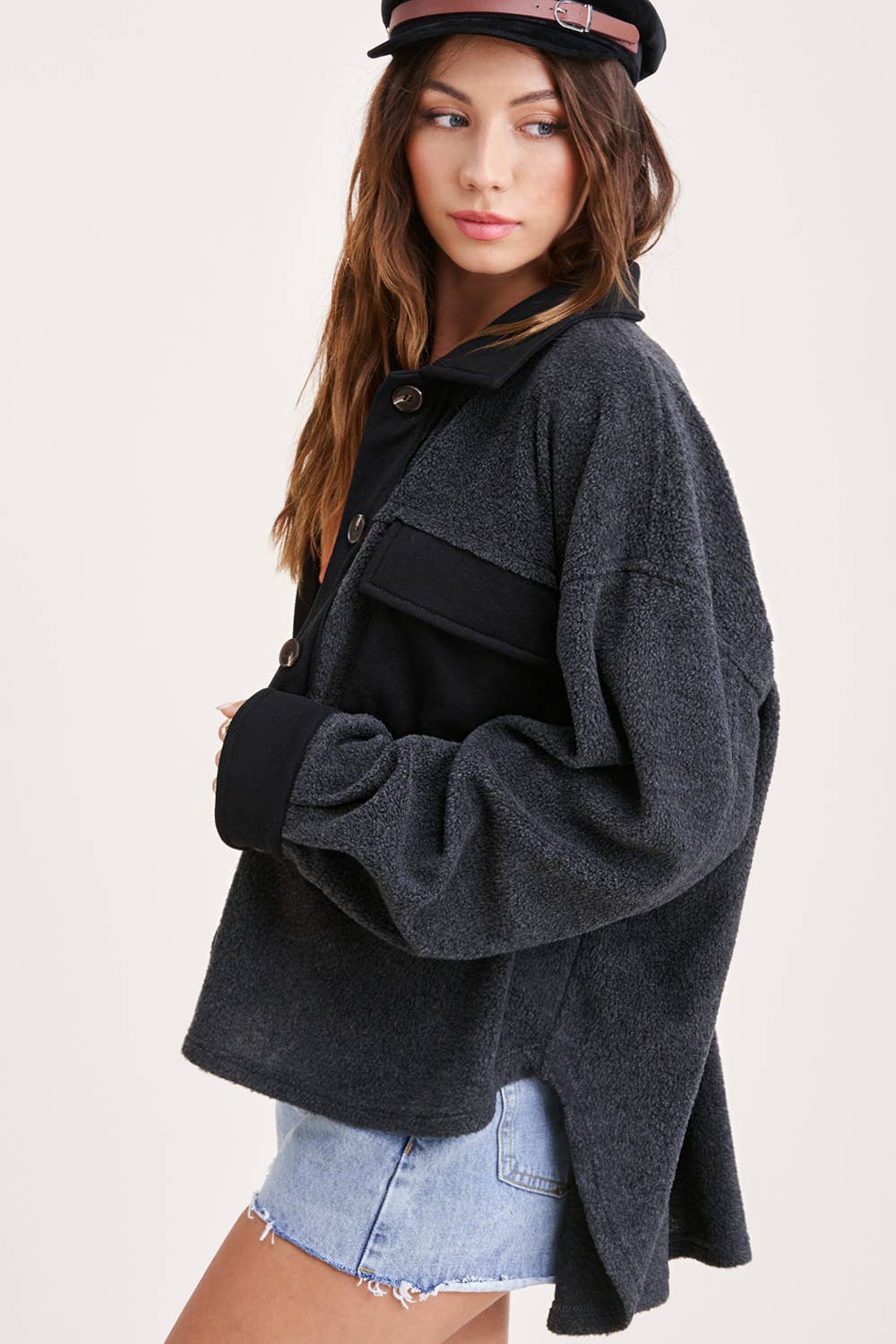 Cady Button Up Shacket