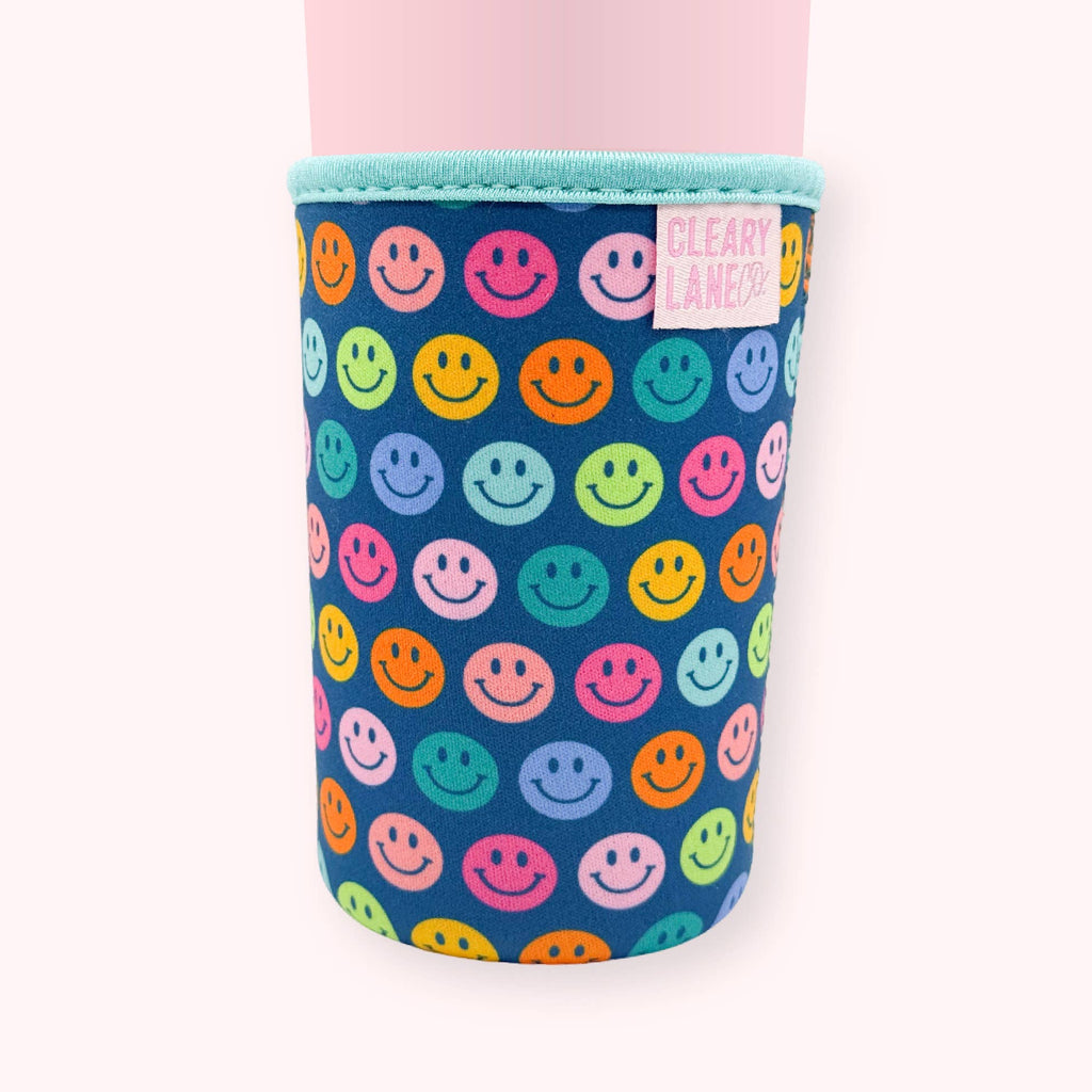 Emerald Rainbow Smiley Face Sleeve