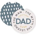 Man Myth Dad Dots - Car Coasters