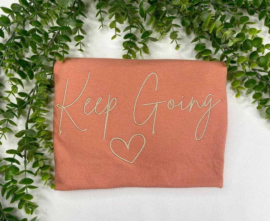 Keep Going (Embroidery Tee)