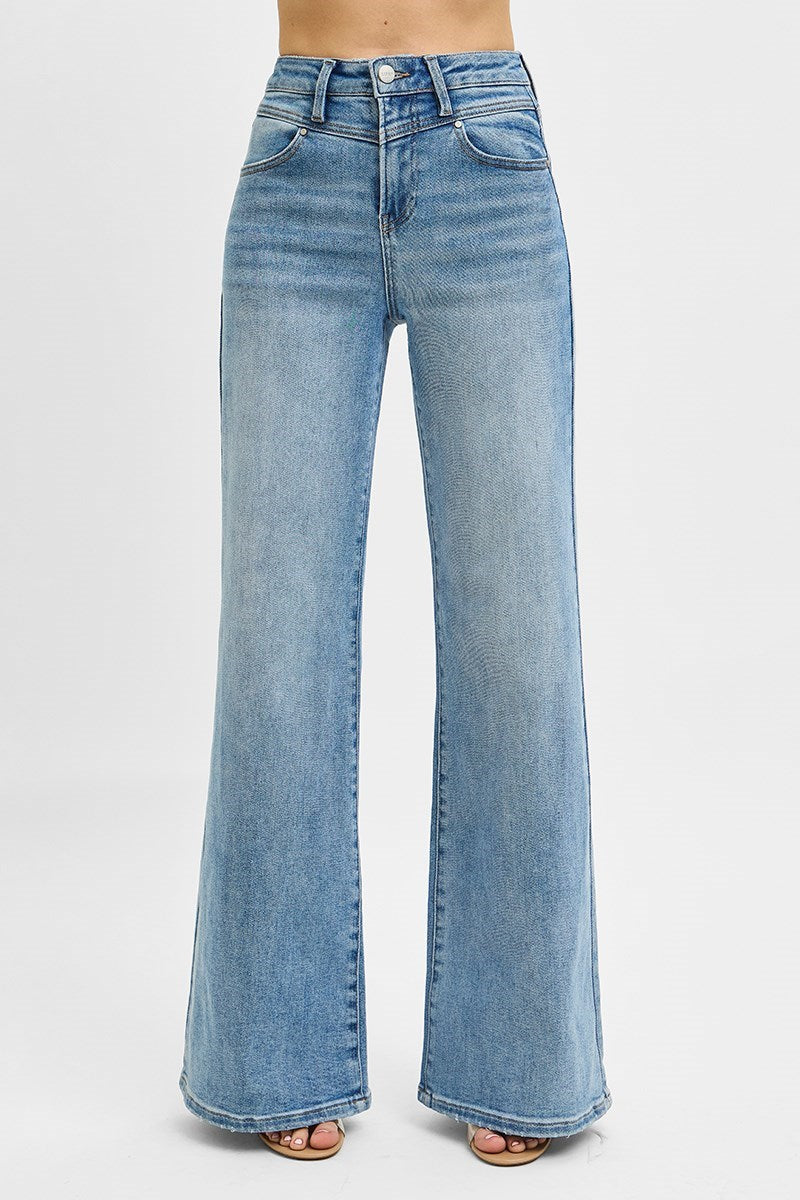Sandy Front Yoke Risen Jeans