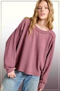 Bri Brushed Waffle Top