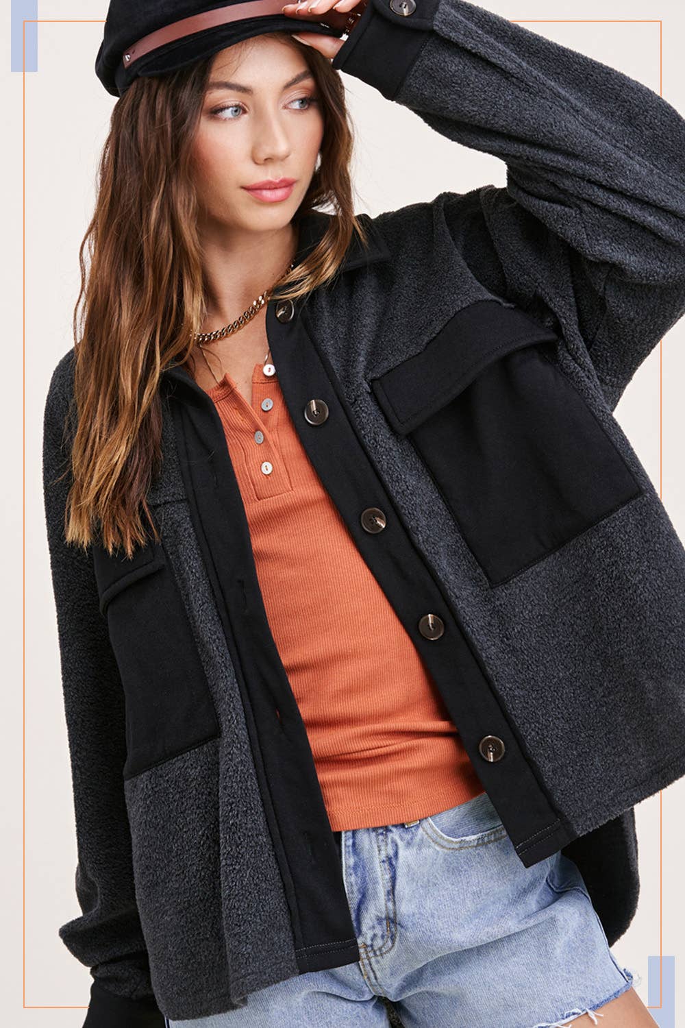 Cady Button Up Shacket