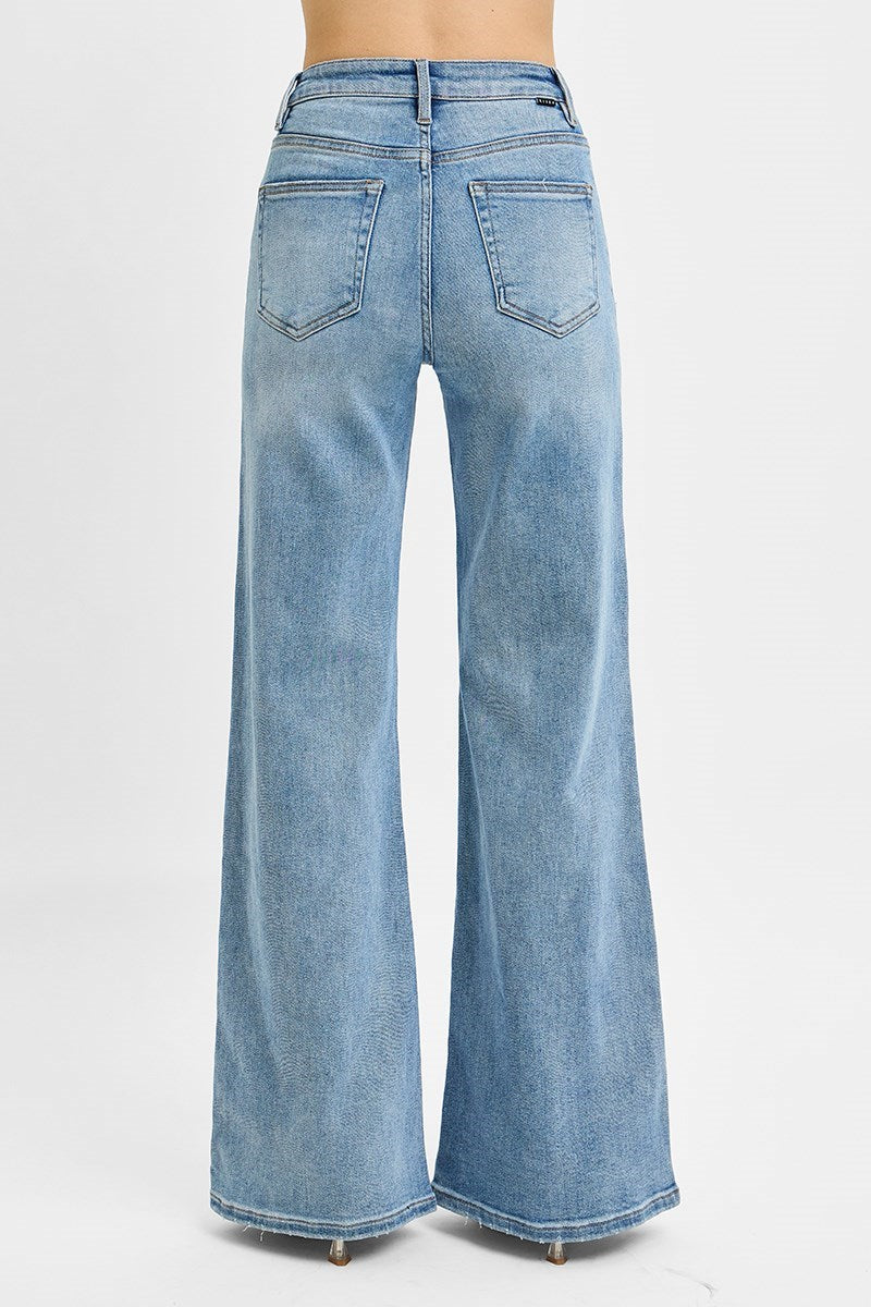 Sandy Front Yoke Risen Jeans
