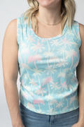 Ava Tank - Aqua Palm