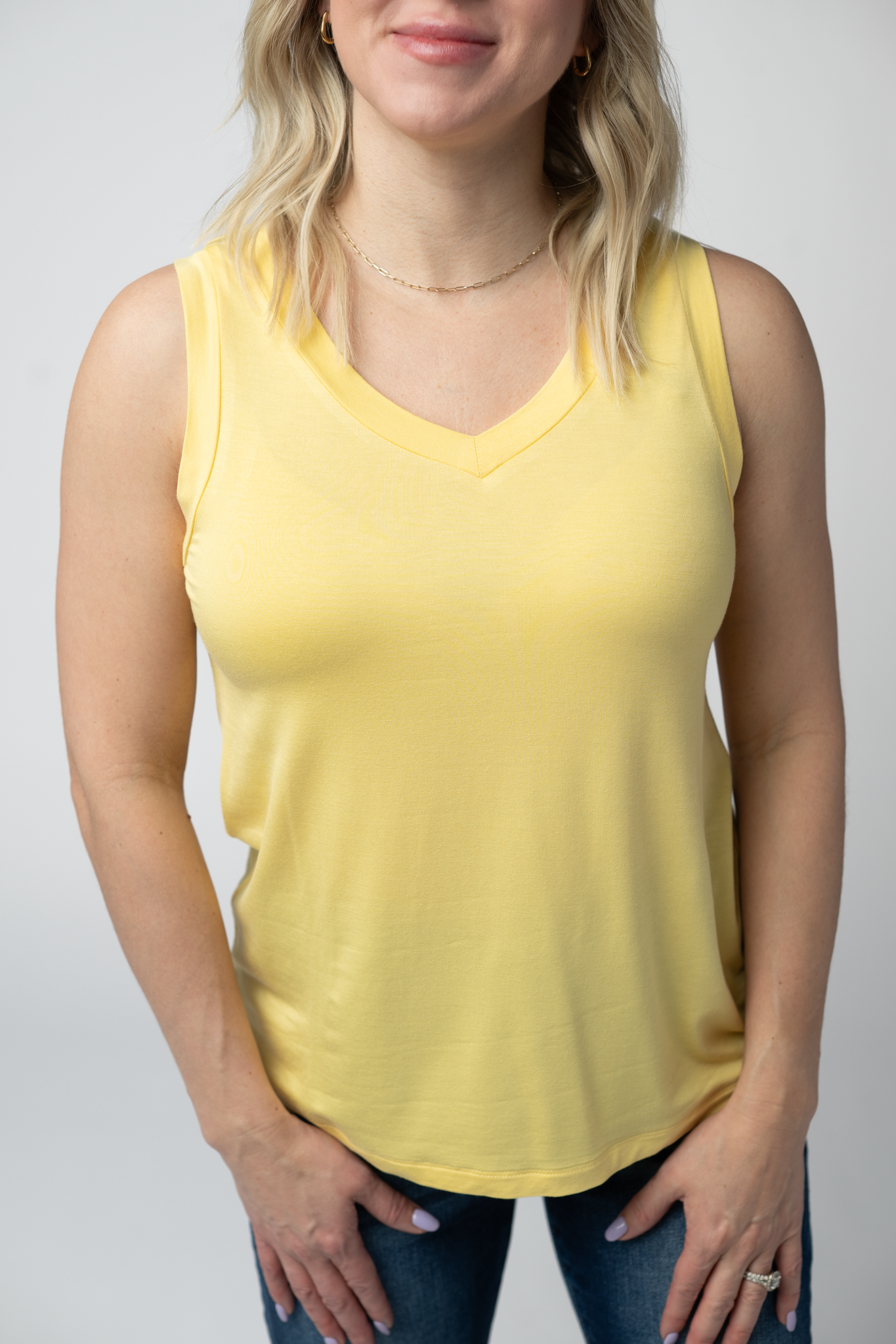 Noelle Tank - Lemon