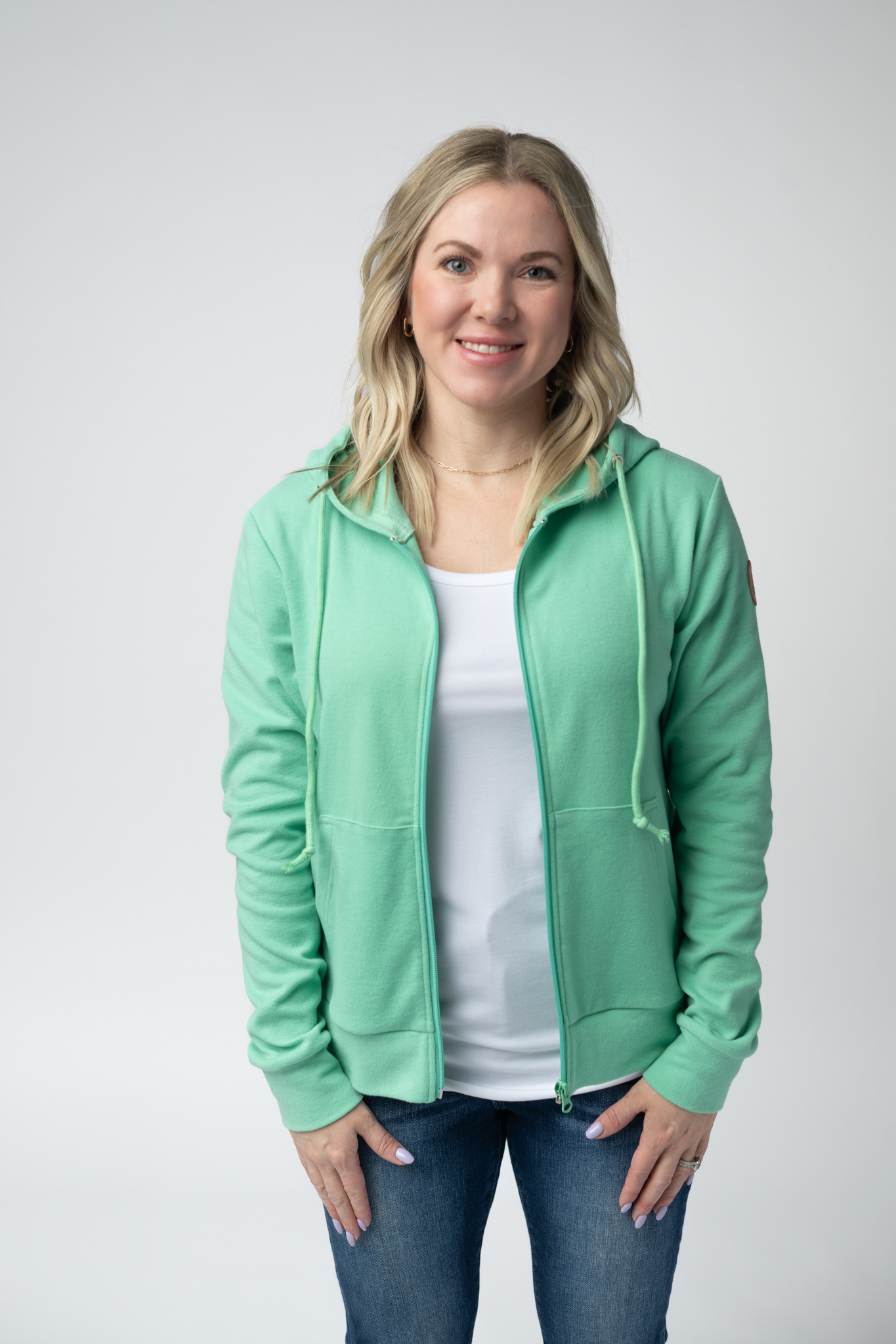 Fullzip Hoodie - Aquamarine