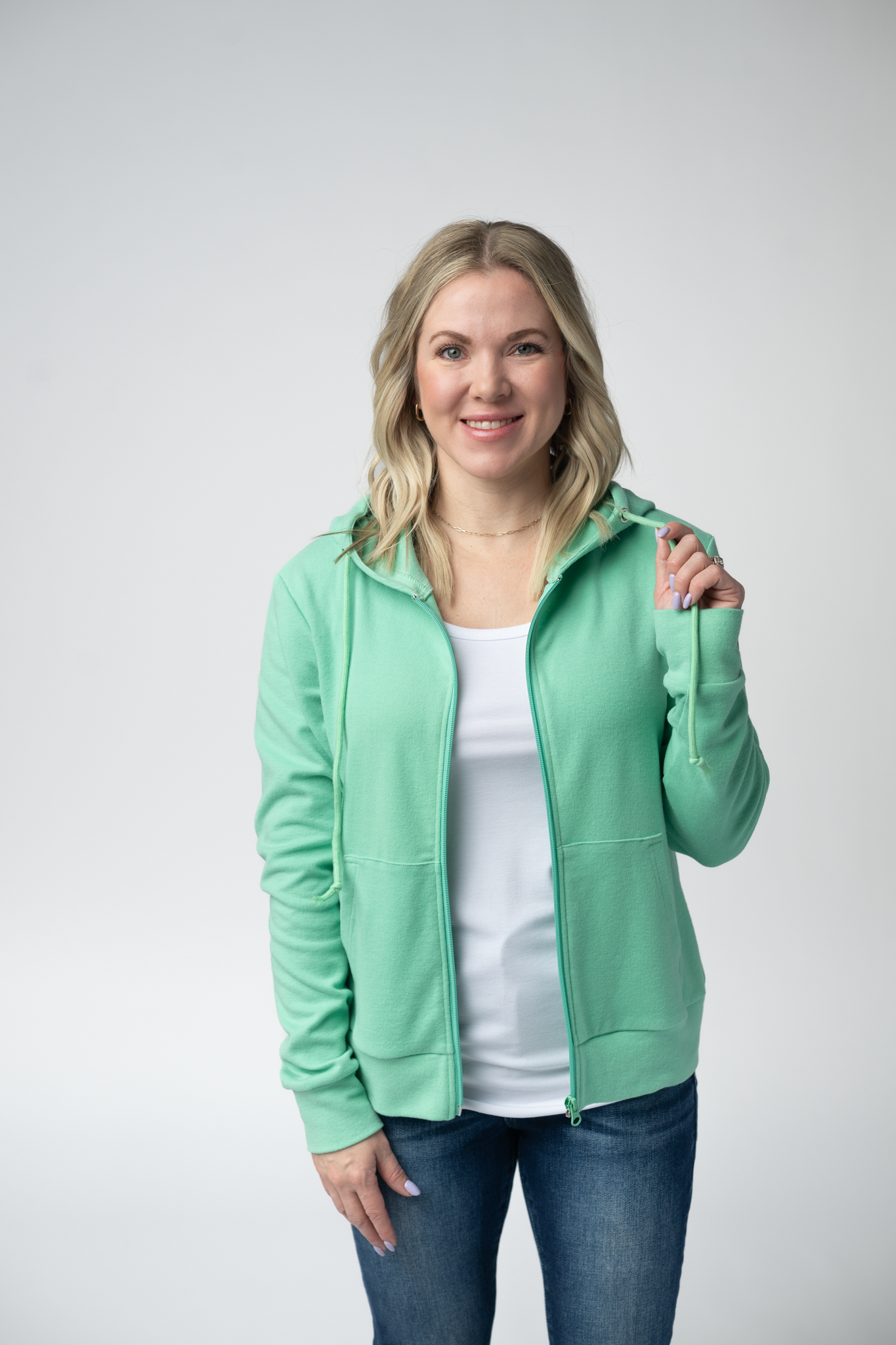 Fullzip Hoodie - Aquamarine