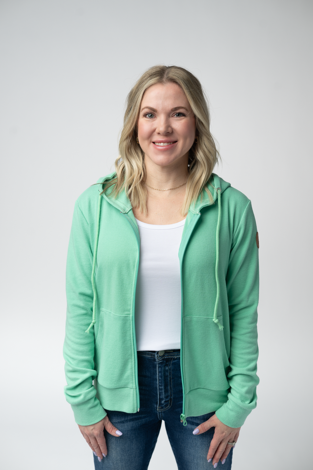 Fullzip Hoodie - Aquamarine