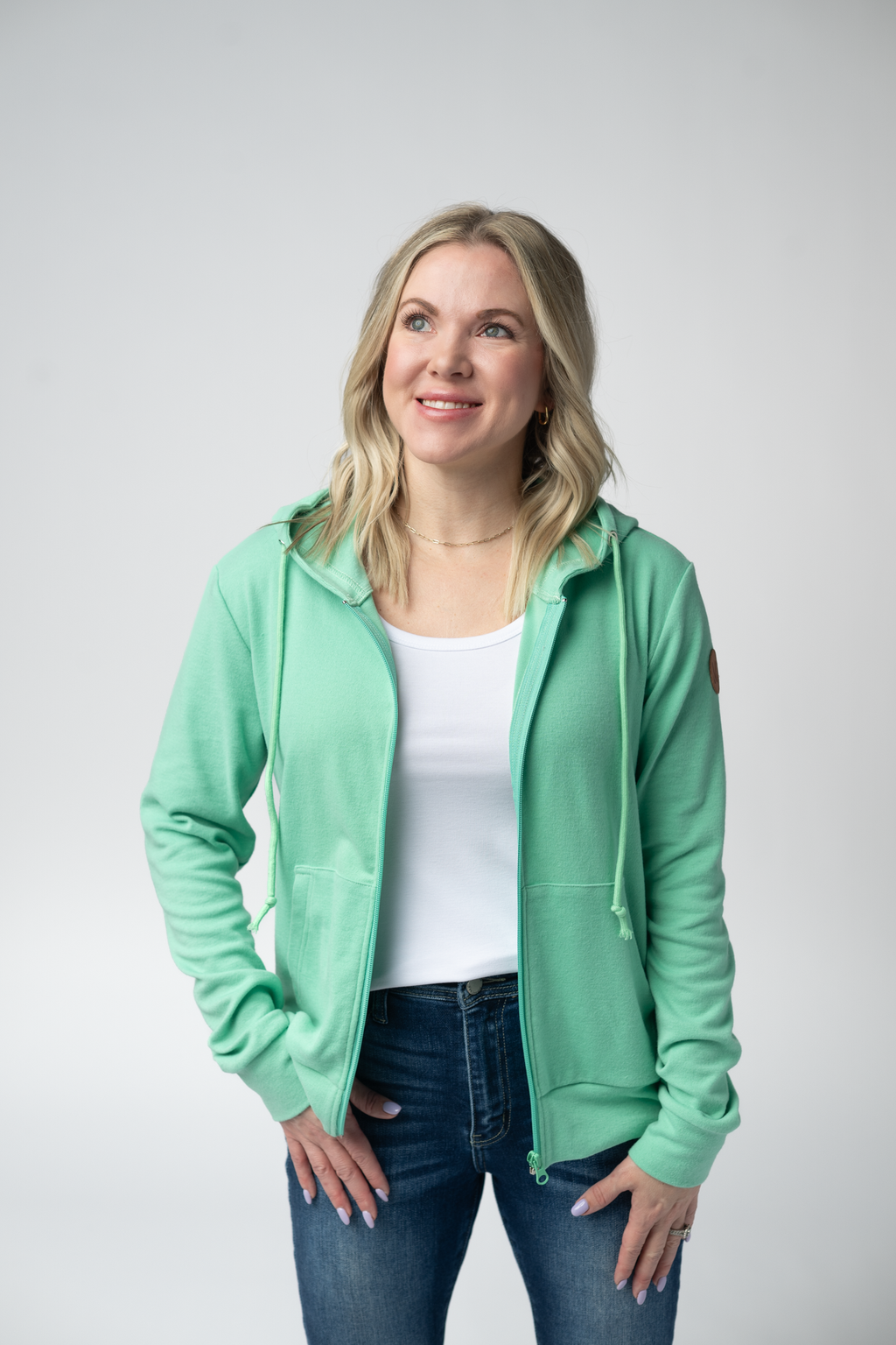 Fullzip Hoodie - Aquamarine