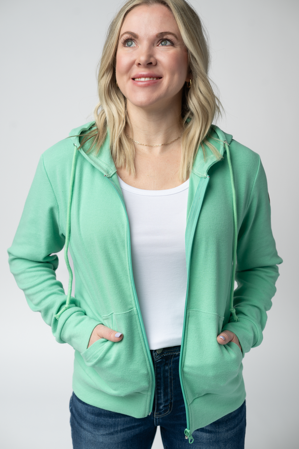 Fullzip Hoodie - Aquamarine