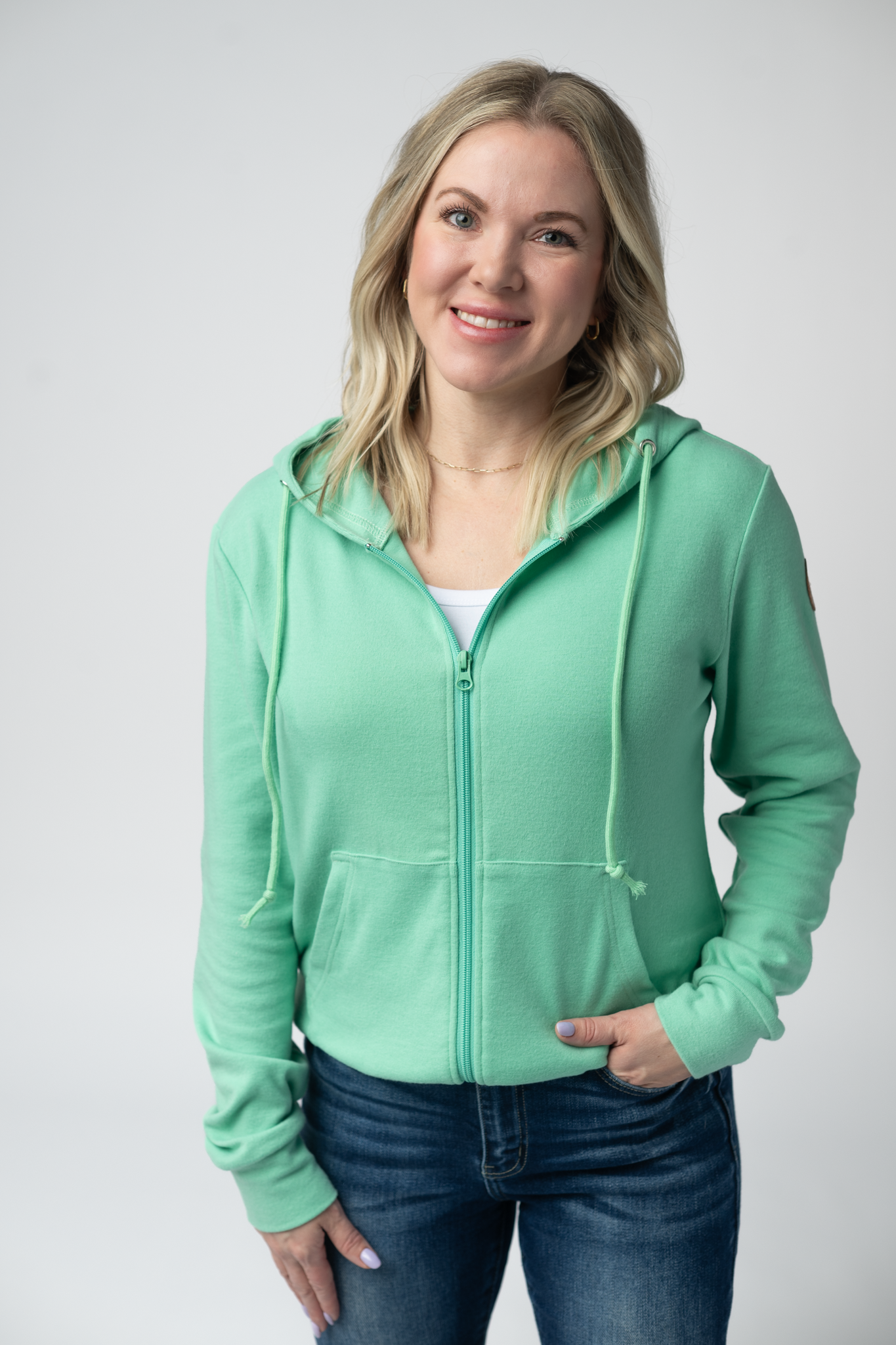 Fullzip Hoodie - Aquamarine