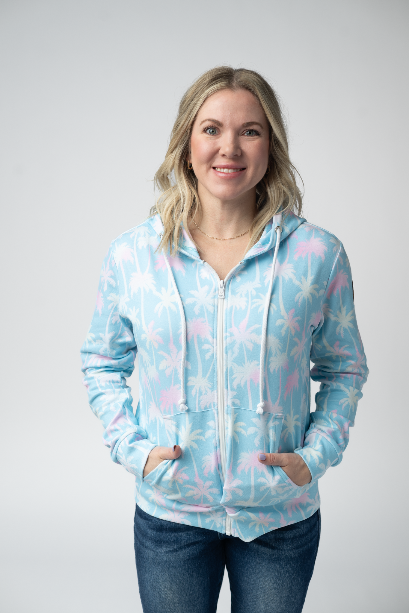 Fullzip Hoodie - Aqua Palm