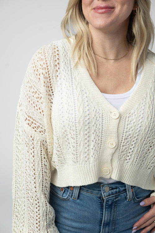 Callie Cropped Cardigan