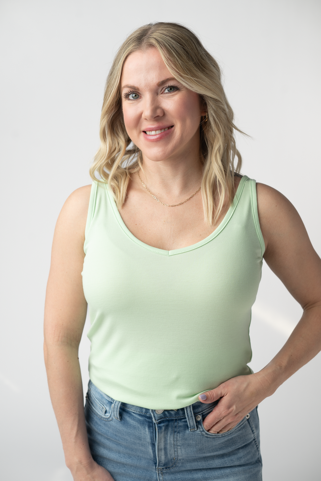 Kennedy Tank - Lime