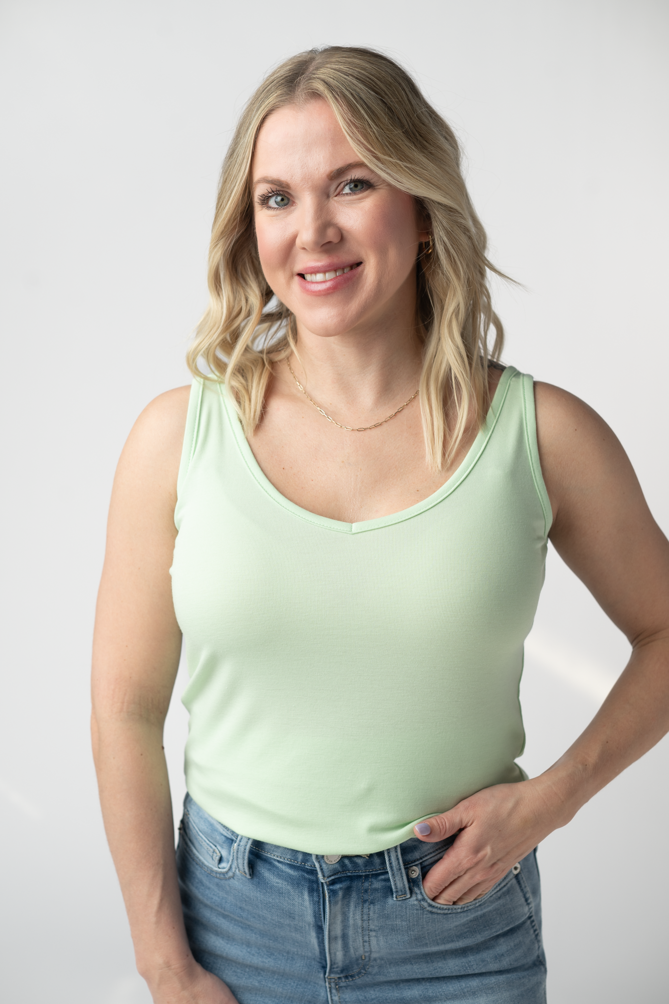 Kennedy Tank - Lime