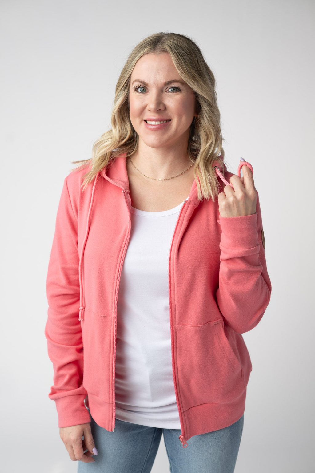 Fullzip Hoodie - Sunkissed Coral