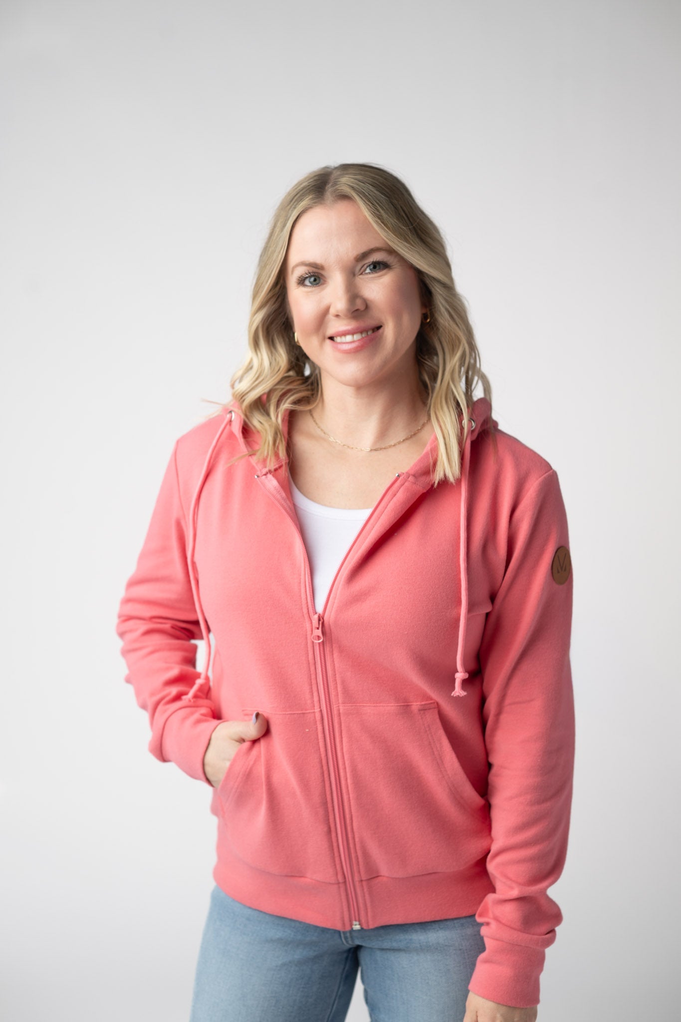 Fullzip Hoodie - Sunkissed Coral