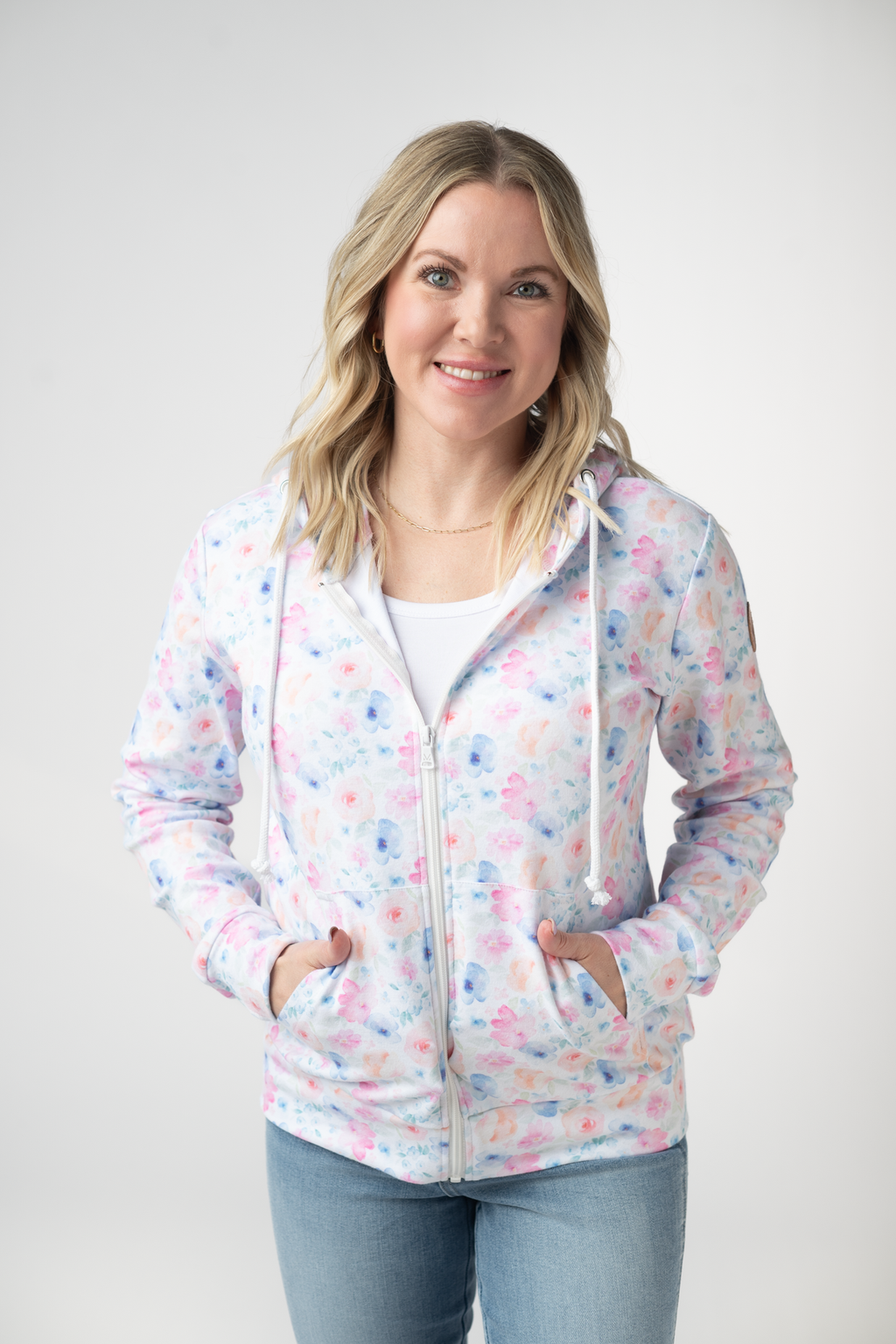 Fullzip Hoodie - Petal Gardens