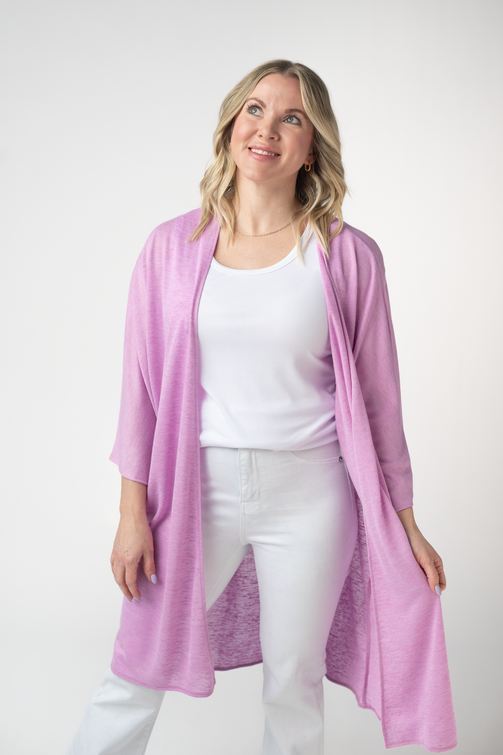Ellie Cover-Up Kimono - Lilac