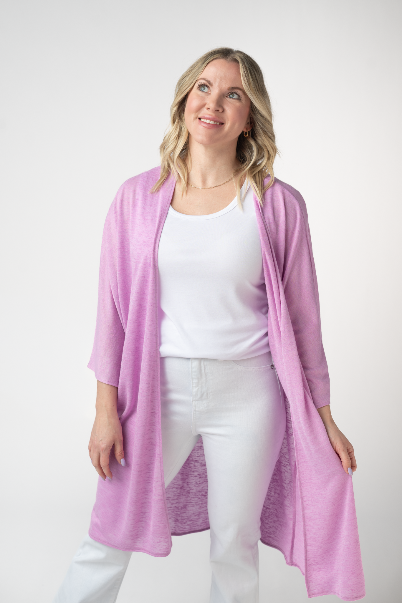 Ellie Cover-Up Kimono - Lilac