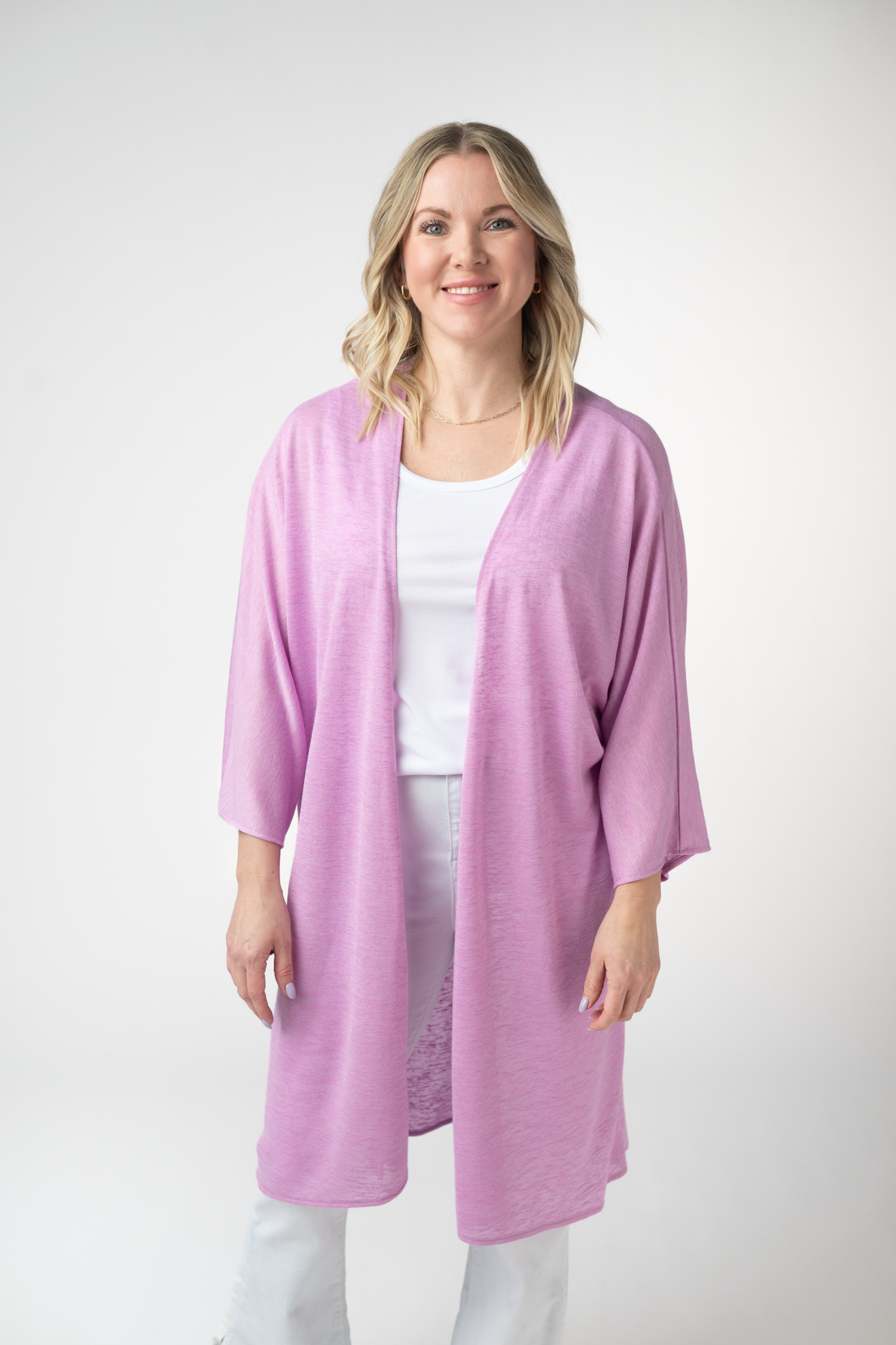 Ellie Cover-Up Kimono - Lilac