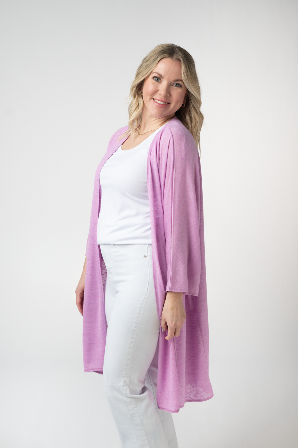 Ellie Cover-Up Kimono - Lilac