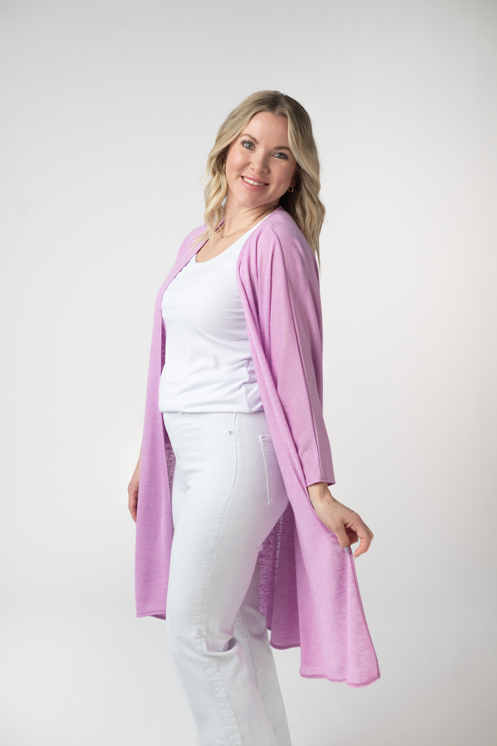 Ellie Cover-Up Kimono - Lilac