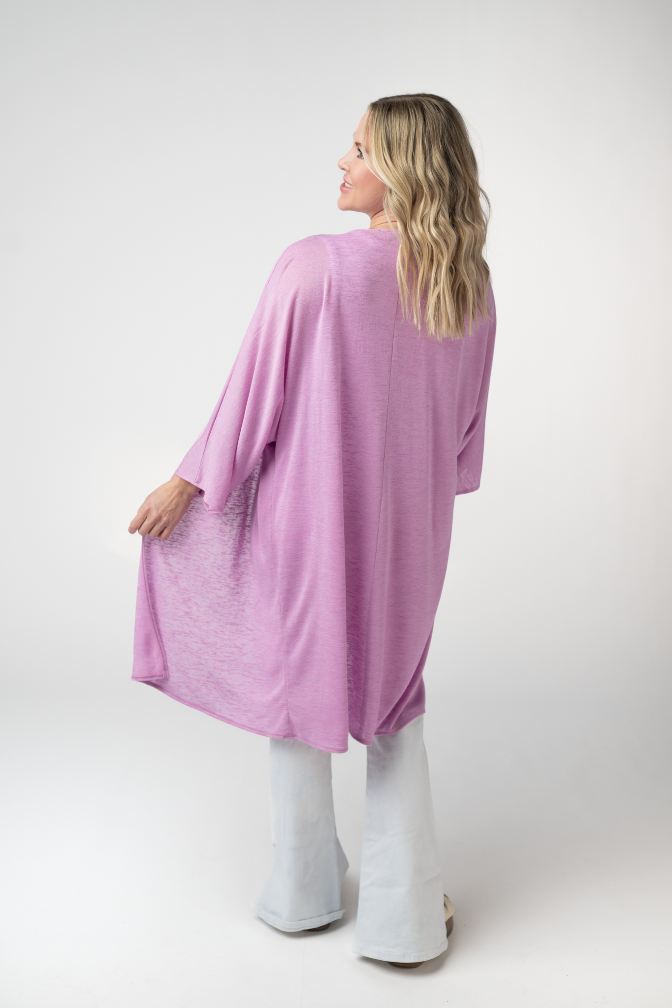 Ellie Cover-Up Kimono - Lilac
