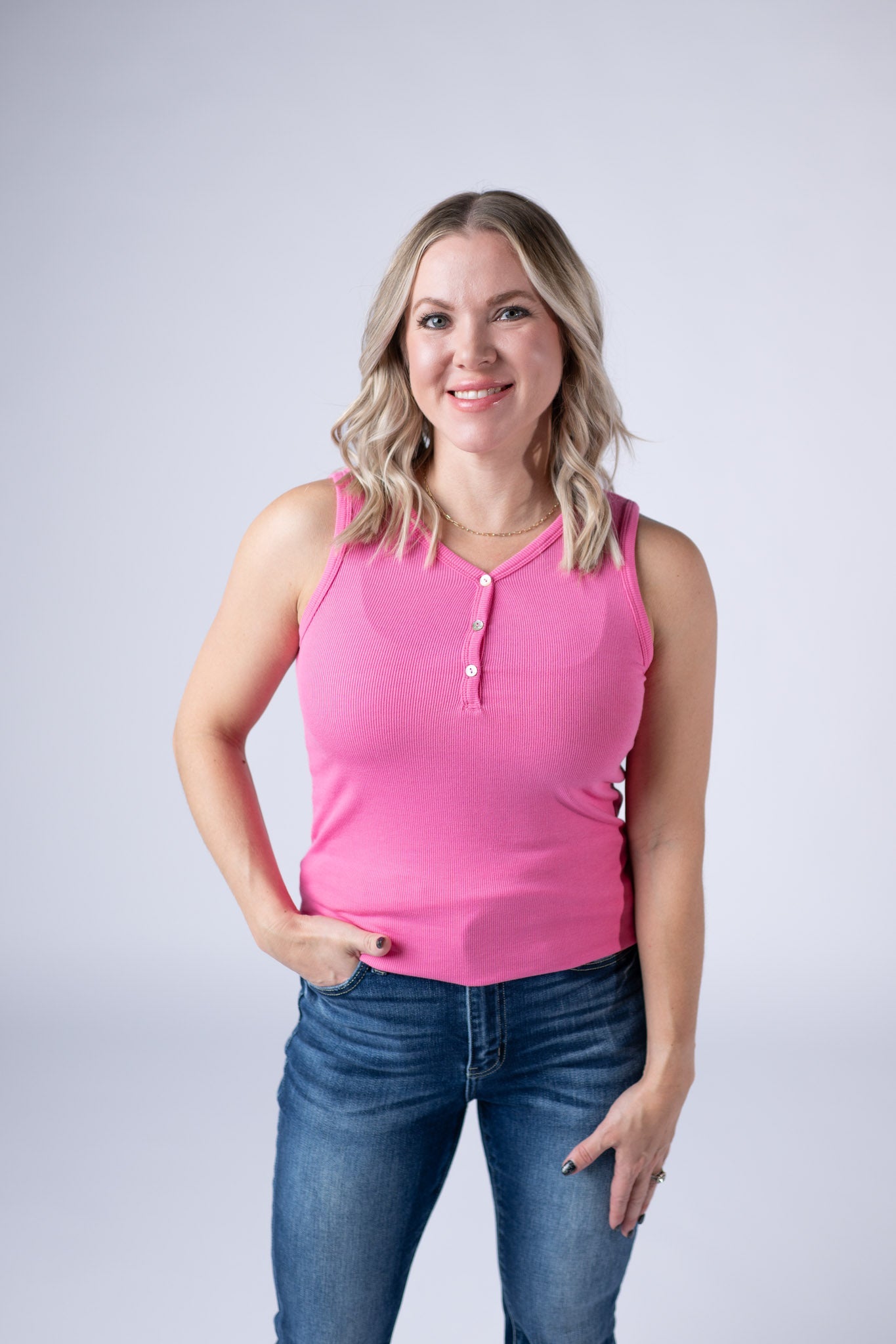 Addison Tank - Pink