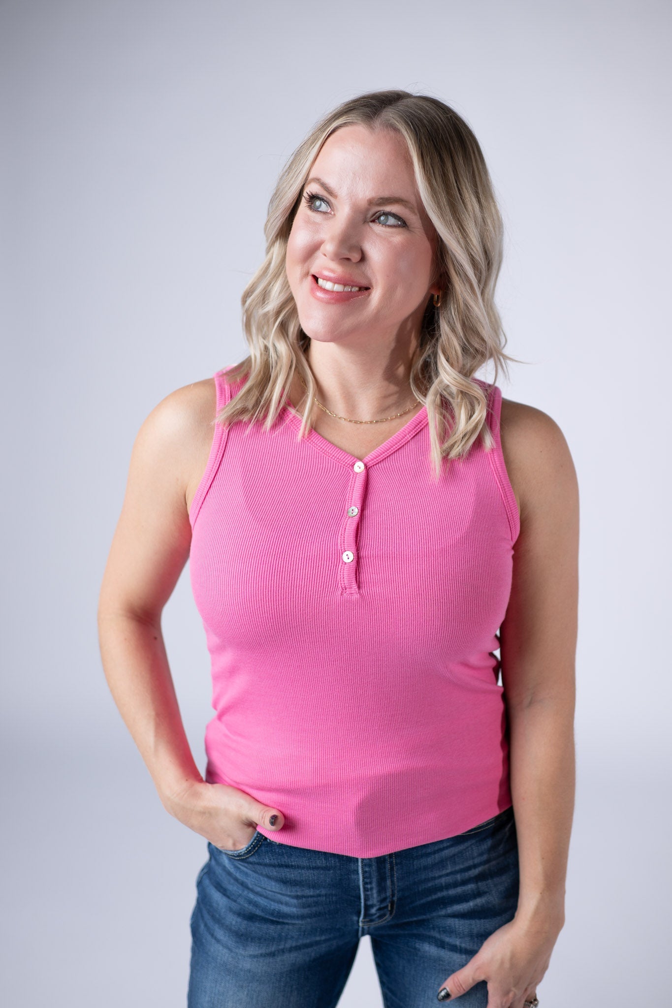 Addison Tank - Pink