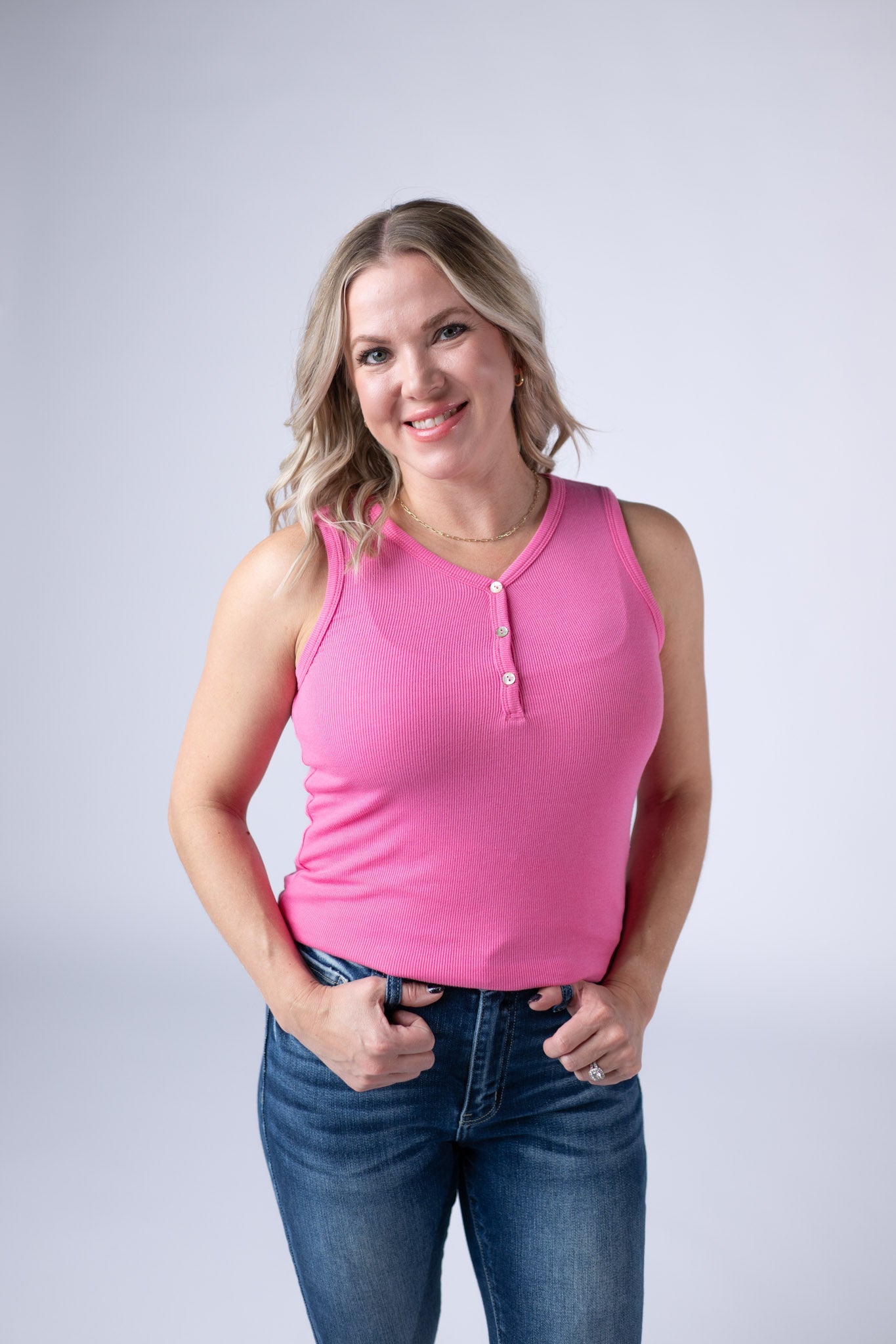 Addison Tank - Pink