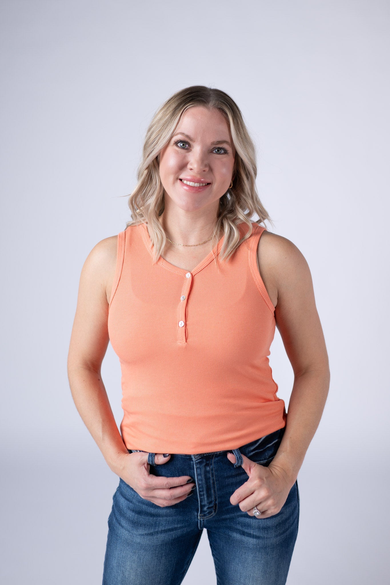 Addison Tank - Orange