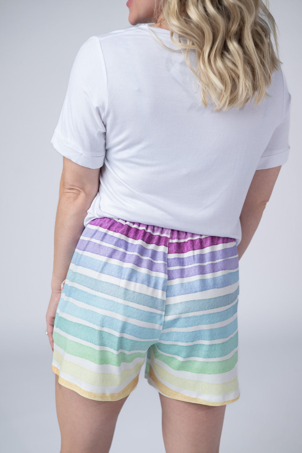 Jamie Shorts - Rainbow Stripes