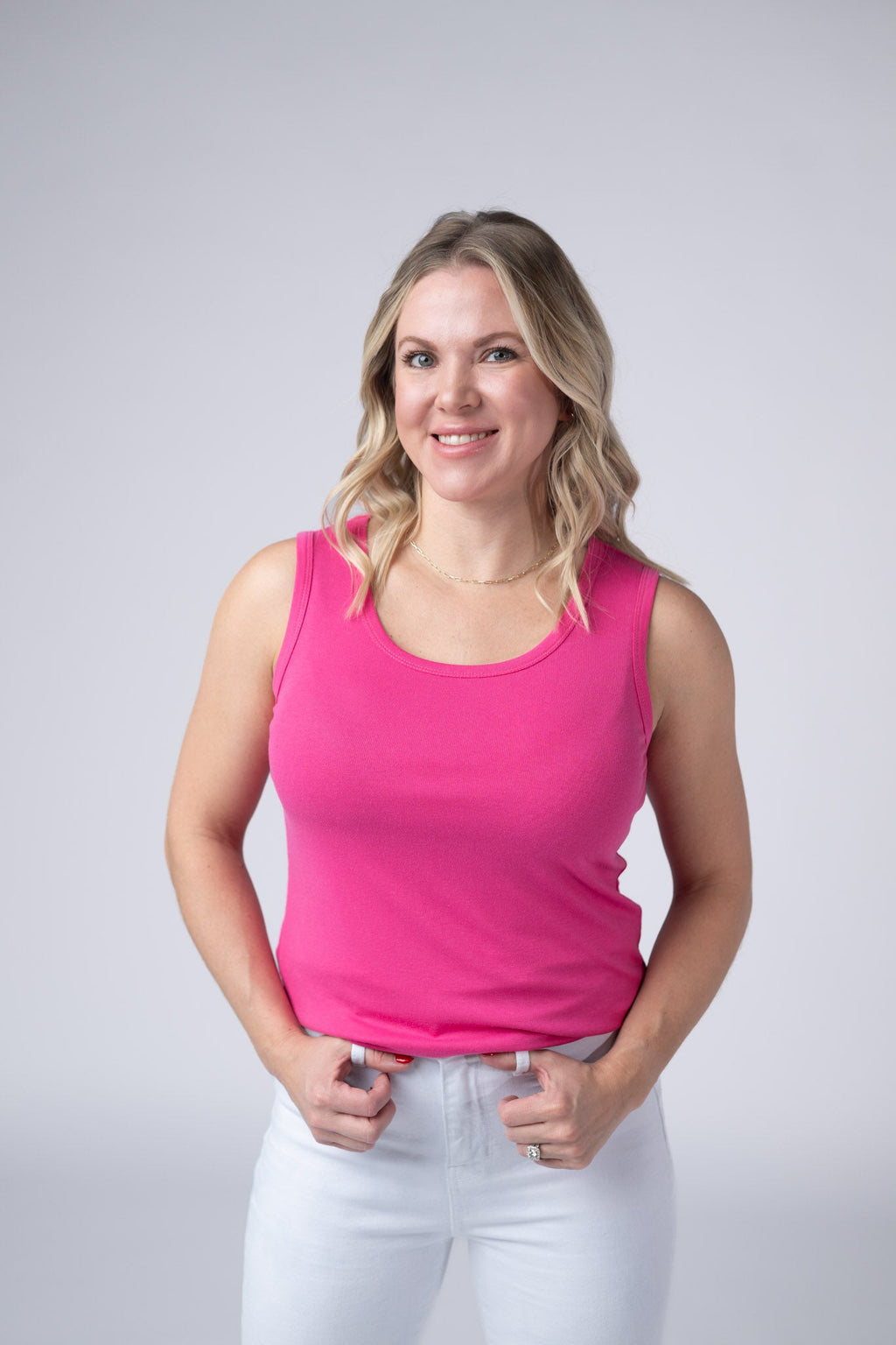 Ava Tank - Hot Pink