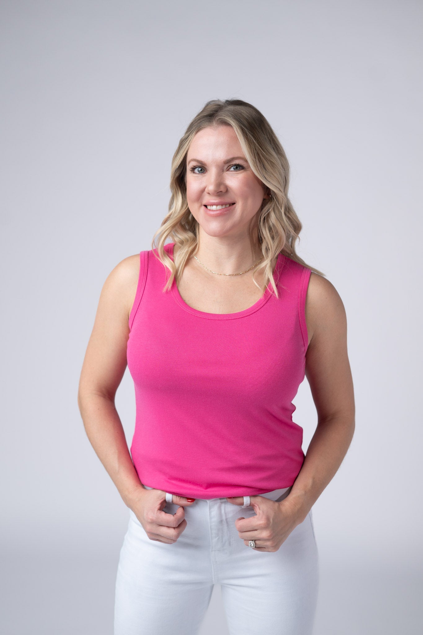 Ava Tank - Hot Pink