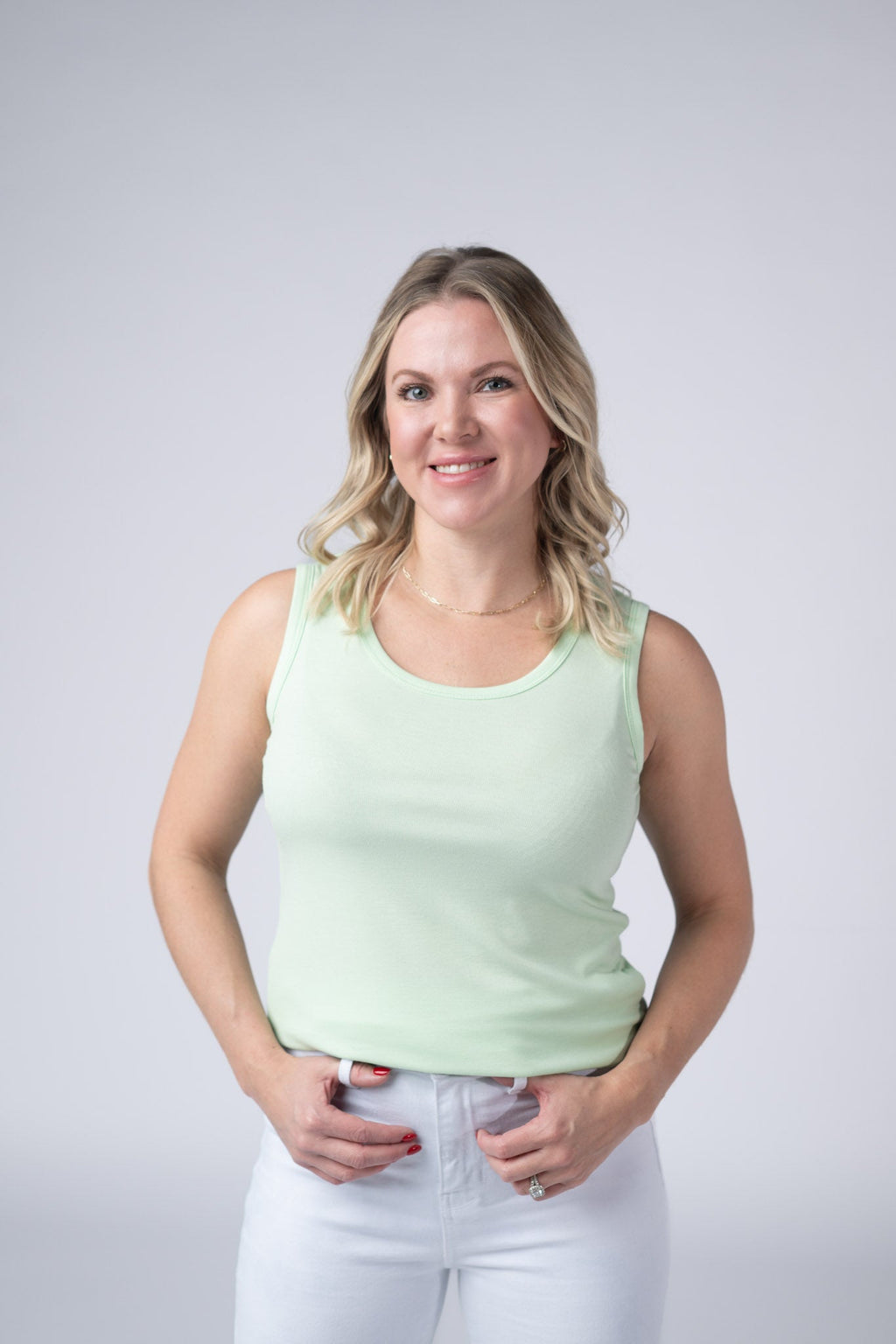 Ava Tank - Lime