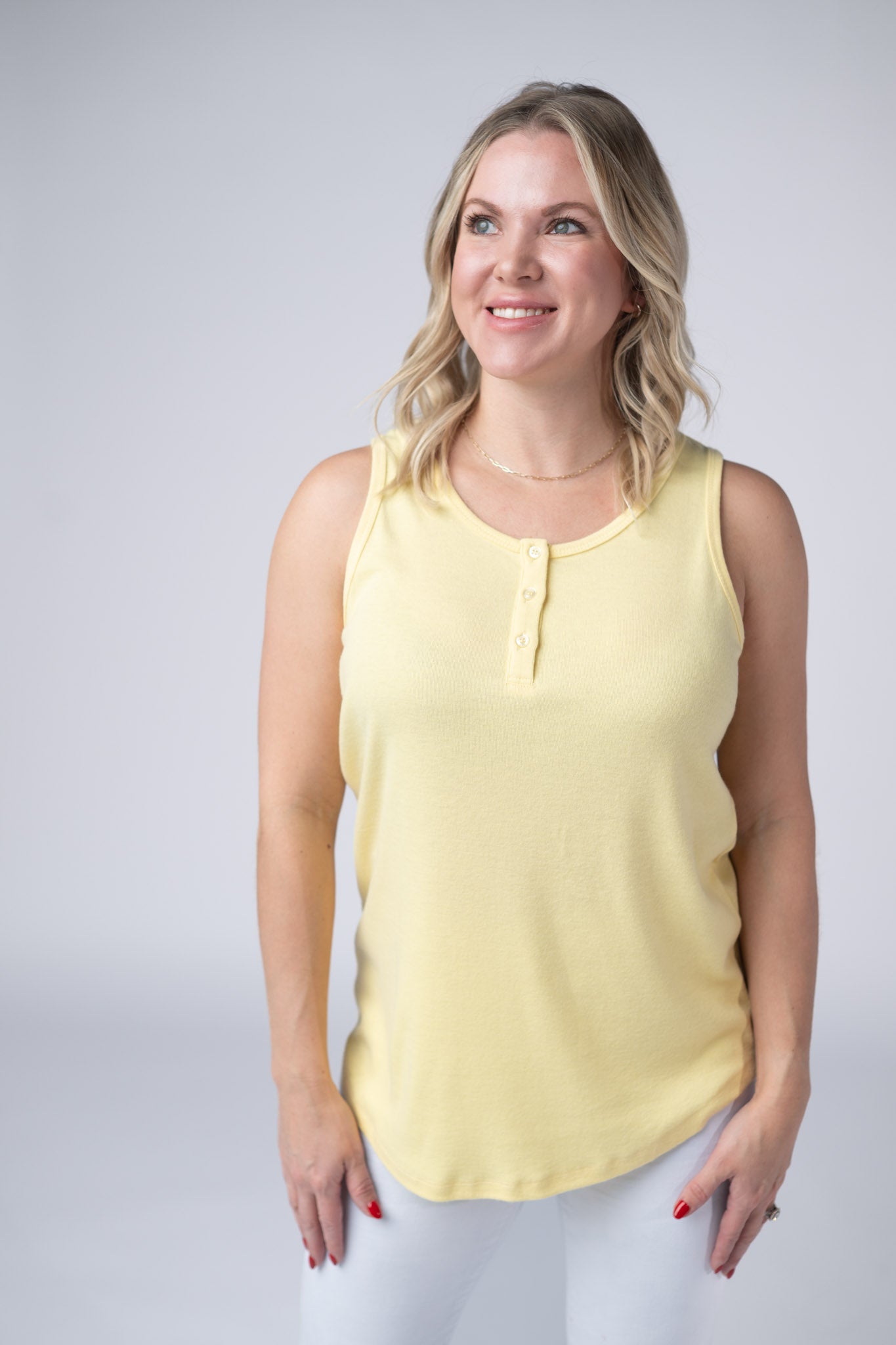 Alison Henley Tank - Yellow